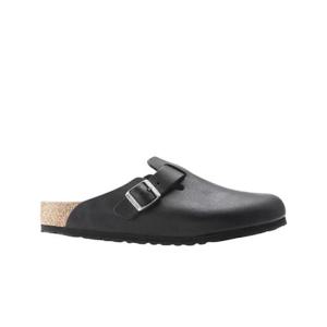 버켄스탁 보스턴 그립 레더 빈티지 우드 블랙   내로우 1023419