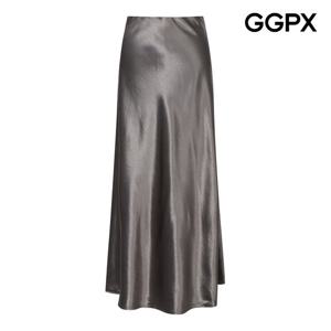 GGPX  새틴 롱 플레어 스커트 (GP9SK001B)