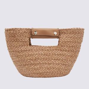 헬렌카민스키 브레이디드 라피아 토트백 BAG51851 Nougat Caram