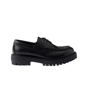 프라다 레이스드 레더 로퍼 블랙 2EE416-070-F0002