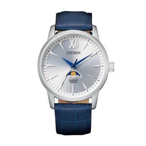 시티즌 AK5000-03A 쿼츠 문페이즈 남성 가죽 시계