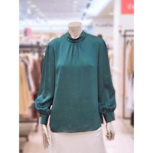 미니멈 세이브존03 미니멈 하이넥 리본 블라우스 AWMXDGWB9100A