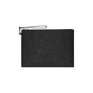 생로랑 카산드라 도큐먼트 홀더 크로커다일 엠보스 레더 느와르 667691-C9H0U-1000