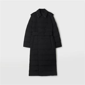 버버리 미드 렝스 여성 패딩 코트 80969091