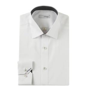 [에스티듀퐁(셔츠)]삼색자수 긴팔 남방 일반핏 와이셔츠 (SE4FM11LS104SWH)