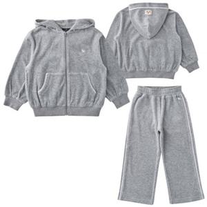 [블루독8] 멜란지 벨로아후드집업-레이스이지바지세트 겨울점퍼 자켓 트레이닝 두돌선물 초등 25C2511150