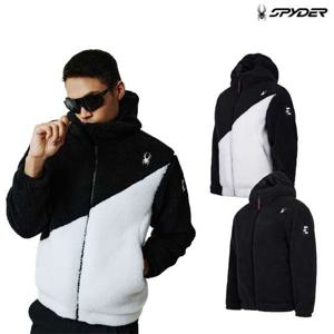 [스파이더] 공용 유로스포츠 플리스 패딩 후드 집업 자켓 SPIWCNJK222U