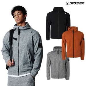 [스파이더] 공용 스웨터 본딩 셋업 후드집업 SPIWCNFT303U