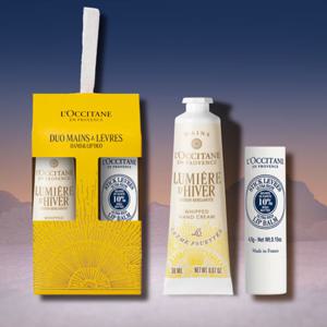 록시땅 [기프트] 2025 홀리데이 뤼미에르 디베 핸드 앤 립 듀오 세트