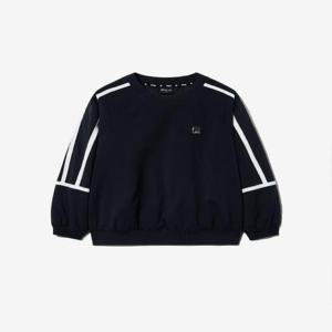 [휠라키즈]PF 웜업 우븐 패딩 맨투맨 (FK2WTG4302M_BLK) .