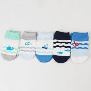 RT 남아발목양말 5족 어린이 여름 등원 양말 초등학생