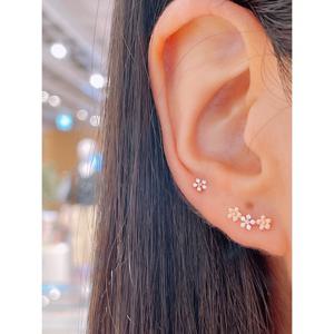 미니골드 14K 플라워데이 귀걸이 EMSM4754