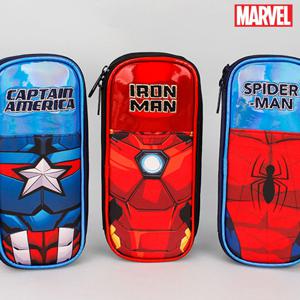 필통 마블 이펙트 파우치 캡틴 아이언맨 스파이더맨 남아필통