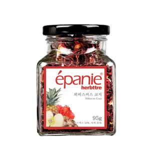 에빠니 허브티 히비스커스 코지 유리병(대) 95g 잎차