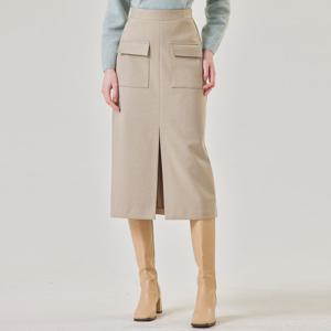 [매긴]플랩포켓H라인스커트 PBMF3W1SK8150