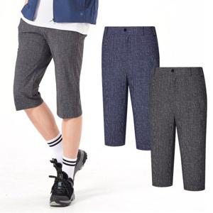 콜핑 스트라이프 스트레치 남성 여름 등산 7부바지