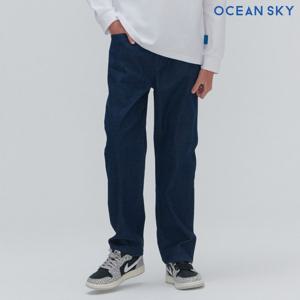 [오션스카이] [썸머팬츠]남아 쿨 베이직 슬림스트레이트 데님-DBJB2313C04