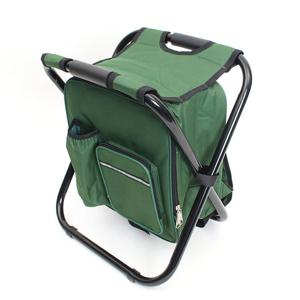 싸파 신개념 접이식 배낭 의자 그린 낚시 캠핑 쿨러백