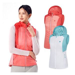 [콜핑]콜핑 2071VK111W 배색 스판 방풍 냉감 여성 여름 등산조끼