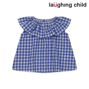 [래핑차일드] 반팔 A라인 블라우스(8941531001_BL)