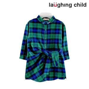 [래핑차일드] 플란넬 체크 원피스(88A2950071_GN)