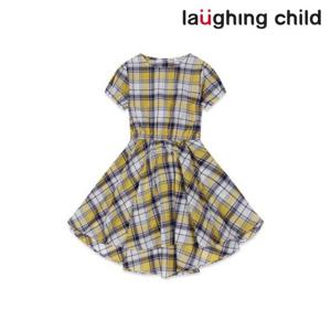 [래핑차일드] 백 포인트 체크 원피스(8932950070_YE)