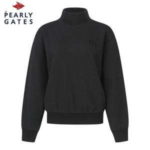 [파리게이츠] 파리게이츠 여성 백 바니 장식 하이넥 기모 티셔츠 521D4TR603_BK