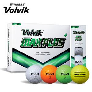 볼빅 맥스플러스 경량 플로팅볼 3피스 골프공 1더즌12구 VOLVIKMAXPLUSWHT