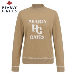 [파리게이츠] 파리게이츠 여성 로고 모크넥 방풍 니트 521D4SR671_BG