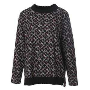 [모라도]니트배색풀오버 RNW7PO491