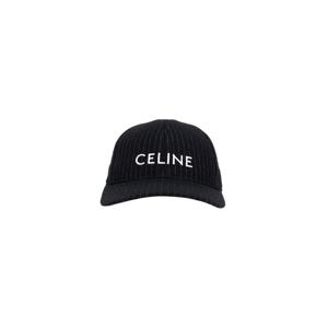 셀린느 로고 스트라이프 볼캡 모자 블랙 2AUS9495R 38CE