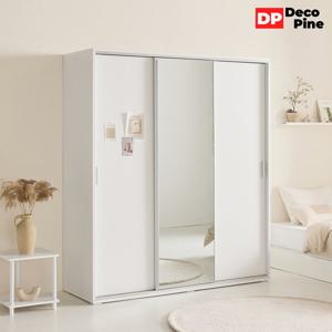 데코파인 리즈 슬라이딩장롱 1800 거울옷장 안방 작은방 전신거