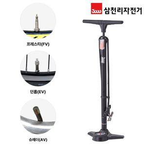 삼천리 올러스 프레스타 던롭 슈레더 알로이 SP350G 튜브 자전거 에어펌프 공기주입기