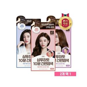 [엘라스틴]엘라스틴 샴푸하듯 10분 간편염색 80G x 2개 (흑갈색/