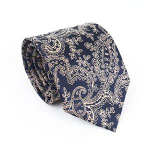 [레디핏]남자 넥타이 페이즐리네이비 수동넥타이_NMM8051