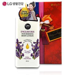 온더바디 아이리스 너리싱 바디로션 400ml 선물 명절 아이리스
