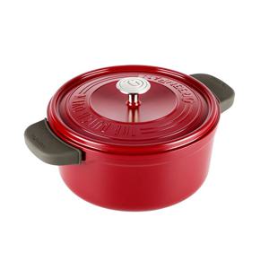 그린팬 페더웨이트 세라믹코팅 주물냄비 22cm(스칼렛레드)