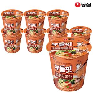 농심 누들핏 얼큰 우동맛 30.9g x 8개입