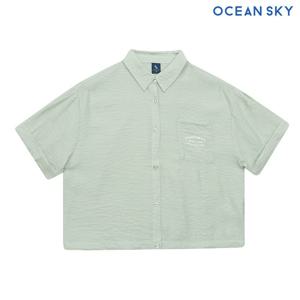 [오션스카이] 여아 밑단 스트링 반팔 셔츠-BBJG5561D0S