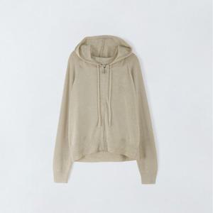 [앤클라인(여성의류)]글리터 후드 니트 가디건 9H2KC8070