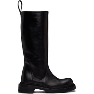 릭오웬스 롱부츠 블랙 할리우드 풀온 사이클롭스 롱 부츠 251232F115003