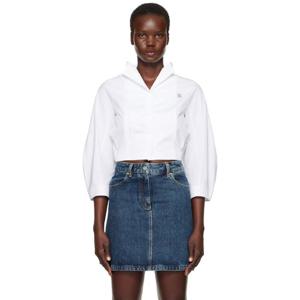 지방시 셔츠 화이트 퍼프 셔츠 251278F109005