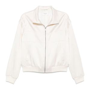 생로랑 화이트 집업 롱 슬리브 블루종 779952 Y3G369601