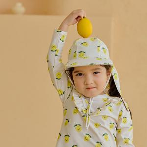 [엠케이] 레몬 아동 아쿠아 물놀이모자 UV 플랩캡 205665