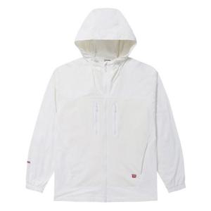 윌슨후드집업 LQC W241001TJK21-OWH 남성 우븐 더블 레이어 후드 자켓