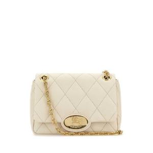 BURBERRY Ivory leather small Strand shoulder bag 8111261 B7348