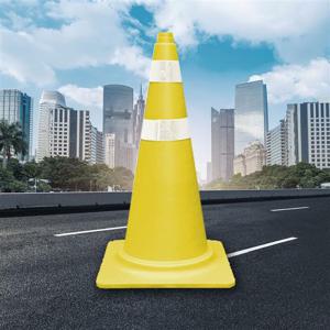 라바콘 스탠다드 칼라콘 노란색/주차금지표지판 꼬깔 라바콘