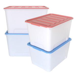 아트박스/올리오 화이트블럭 대용량 리빙박스 110L 4개