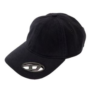디젤 오벌 D 컷아웃 블랙 베이스볼 캡 A11357 0PFAA9XX