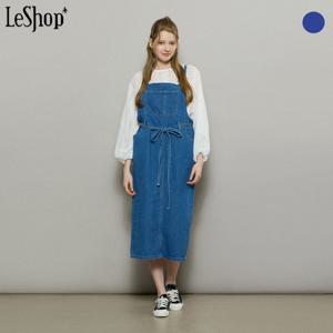 [르샵]빅포켓 스트링 데님 오버롤 원피스 (BP2OP024A)